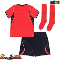 Camisa de Futebol Inglaterra Equipamento Secundário Infantil Mundo 2026 Manga Curta (+ Calças curtas)